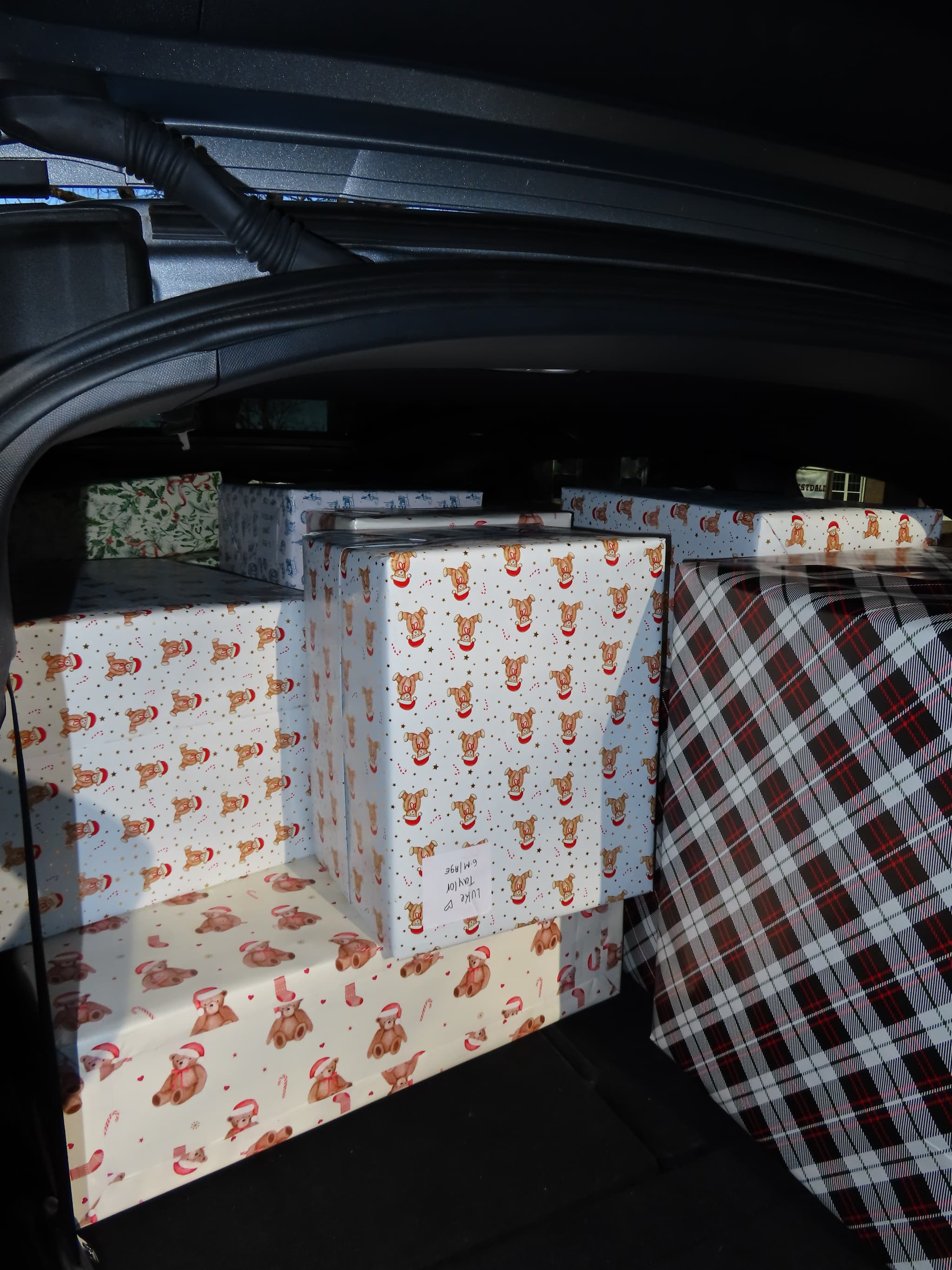 Community members gathering and organizing donations for community events